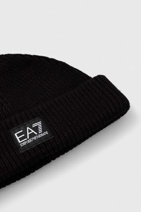 EA7 Emporio Armani czapka z domieszką wełny 70 % Akryl, 30 % Wełna