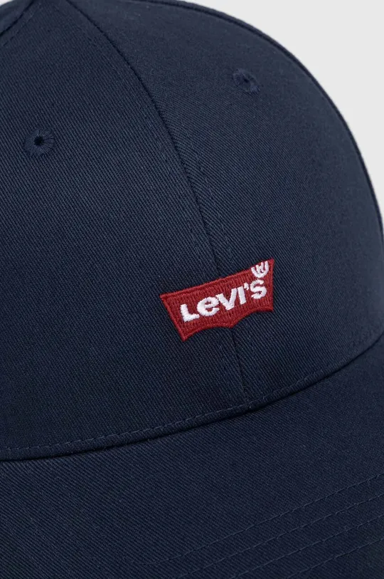 Levi's czapka z daszkiem granatowy