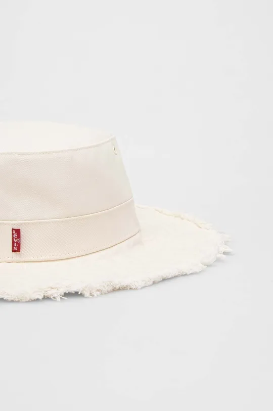 biela Bavlnený klobúk Levi's