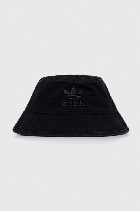 μαύρο Βαμβακερό καπέλο adidas Originals Unisex