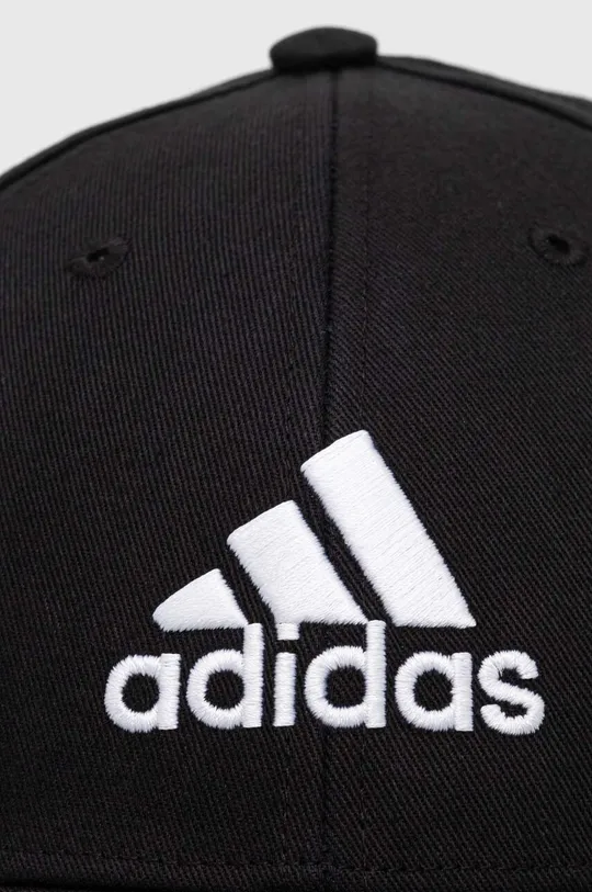 Pamučna kapa sa šiltom adidas Performance crna