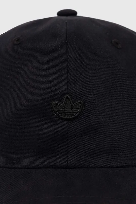 Bombažna bejzbolska kapa adidas Originals črna