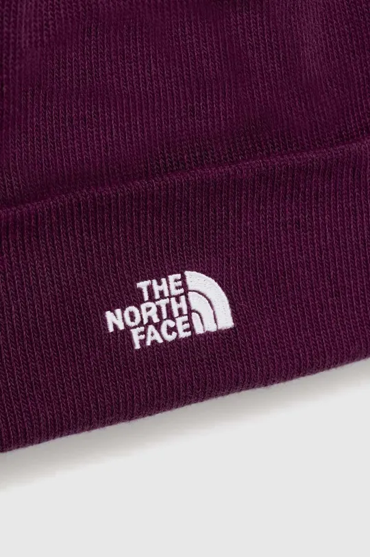 Шапка The North Face фиолетовой