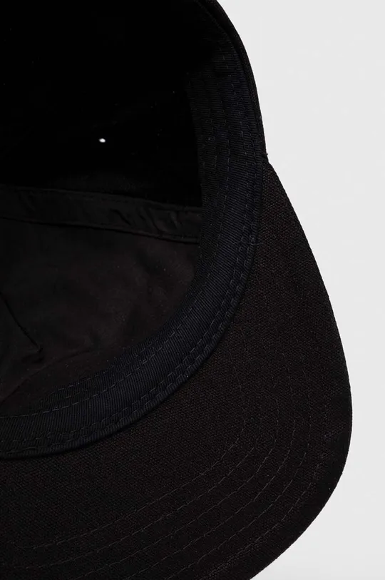 czarny Vans czapka z daszkiem bawełniana