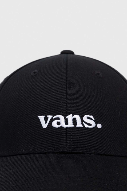 Бавовняна бейсболка Vans чорний