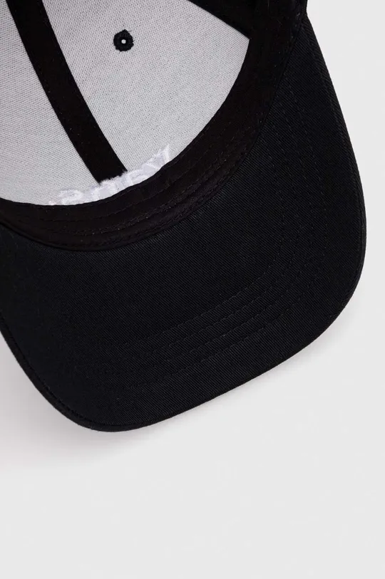 μαύρο Βαμβακερό καπέλο του μπέιζμπολ Vans