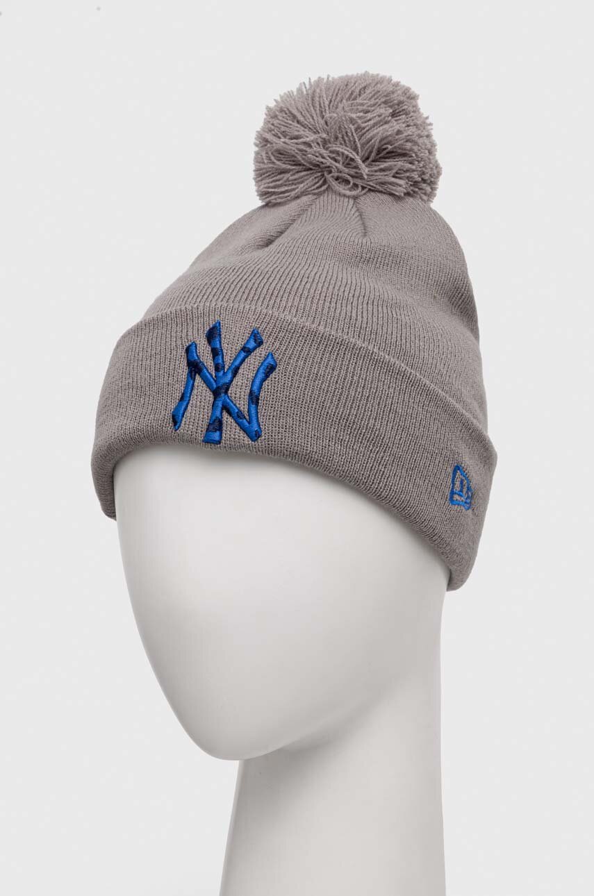 Шапка New Era цвет серый NEW YORK YANKEES | ANSWEAR.ua