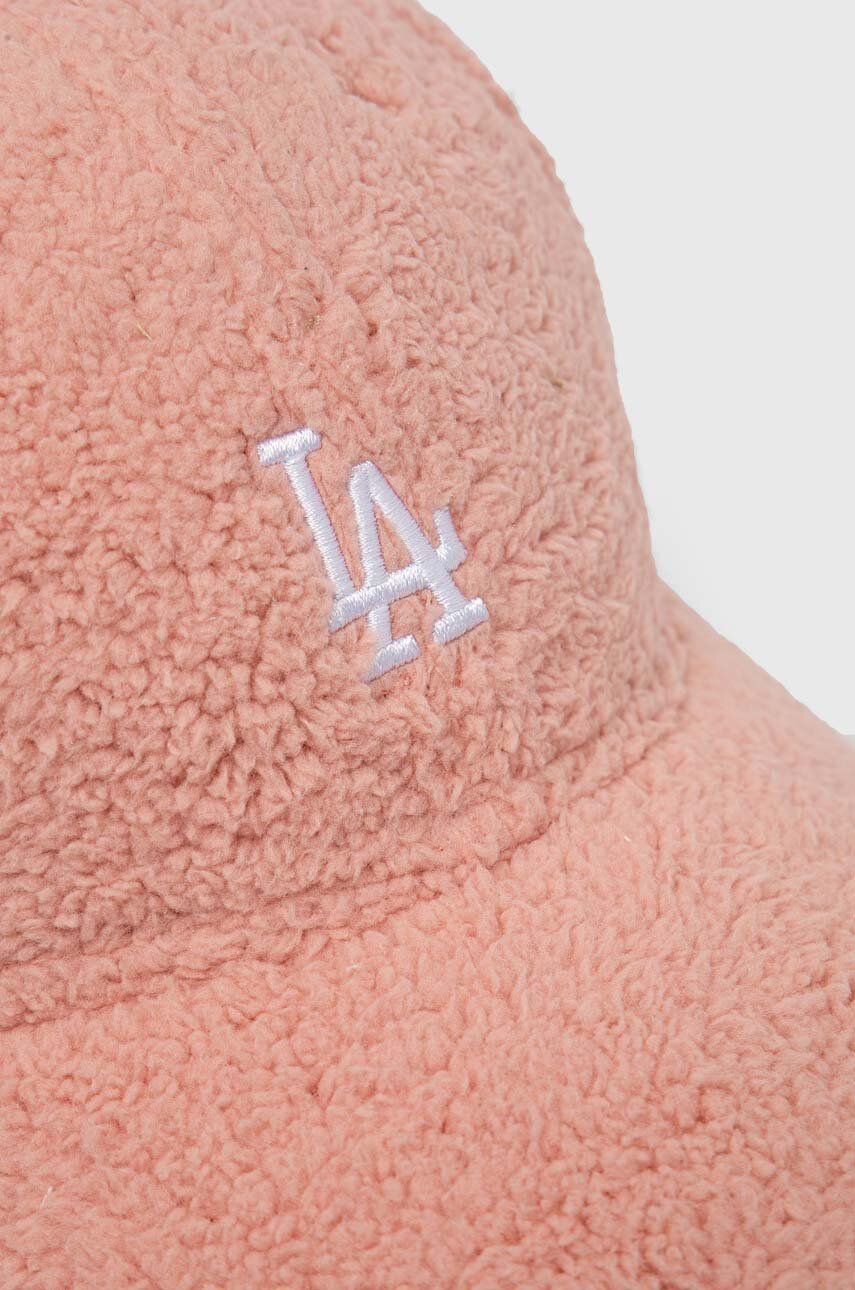 Кепка New Era колір рожевий з аплікацією LOS ANGELES DODGERS | ANSWEAR.ua