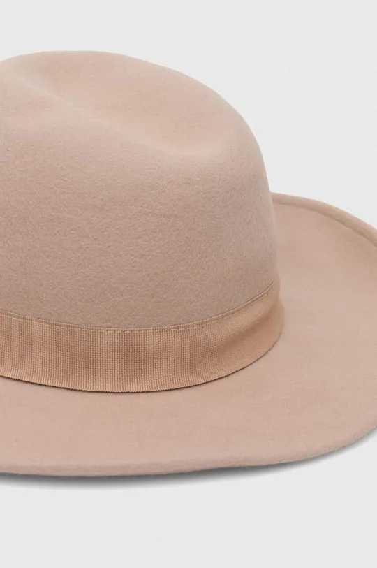 Вовняний капелюх Sisley рожевий