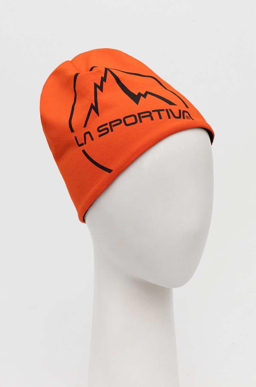 Шапка LA Sportiva Circle колір помаранчевий з тонкого трикотажу ...