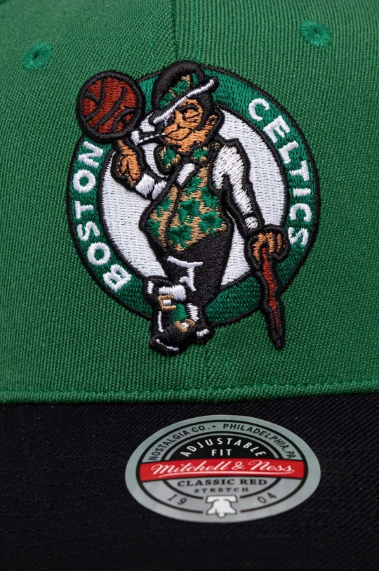 Кепка з домішкою вовни Mitchell&Ness BOSTON CELTICS зелений