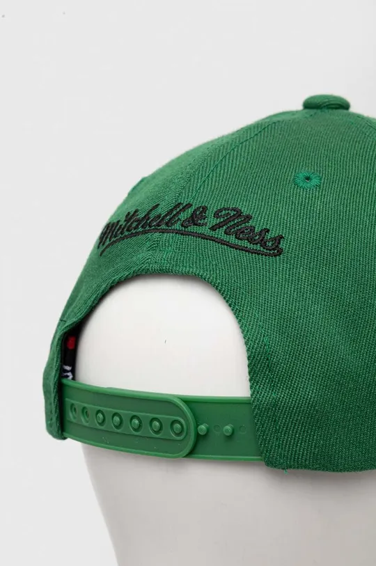 Mitchell&Ness cappello con visiera con aggiunta di cotone BOSTON CELTICS 82% Acrilico, 15% Lana, 3% Spandex