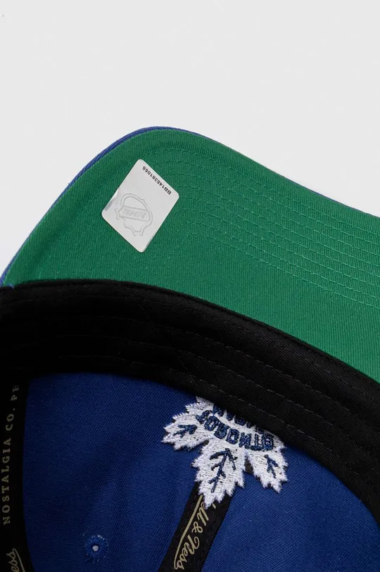 niebieski Mitchell&Ness czapka z daszkiem bawełniana TORONTO MAPLE LEAFS