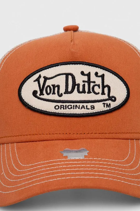 Von Dutch czapka z daszkiem pomarańczowy