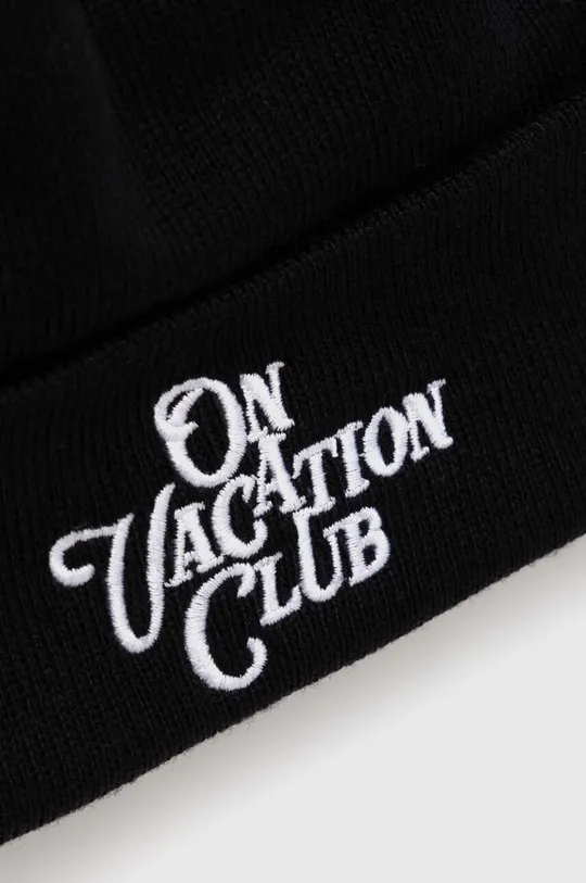 Vlnená čiapka On Vacation čierna