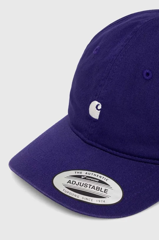 Хлопковая кепка Carhartt WIP фиолетовой