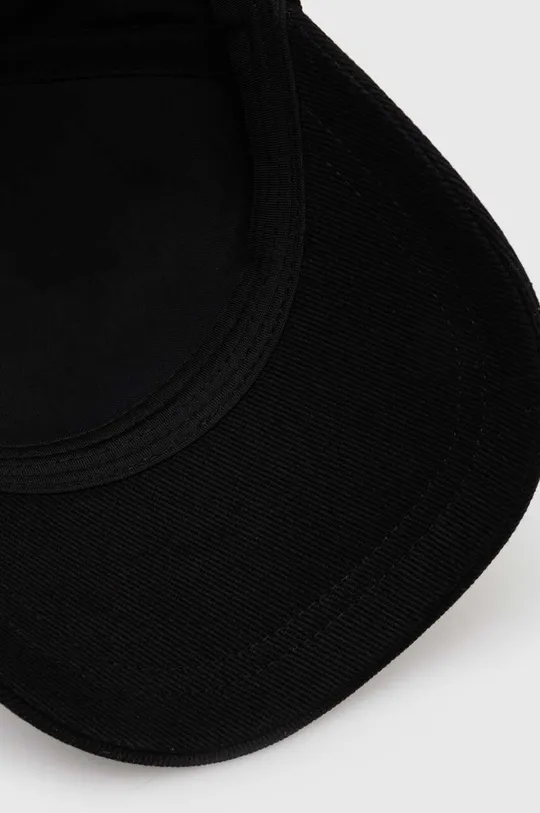 μαύρο Βαμβακερό καπέλο του μπέιζμπολ Carhartt WIP