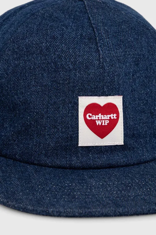 Джинсова кепка Carhartt WIP темно-синій