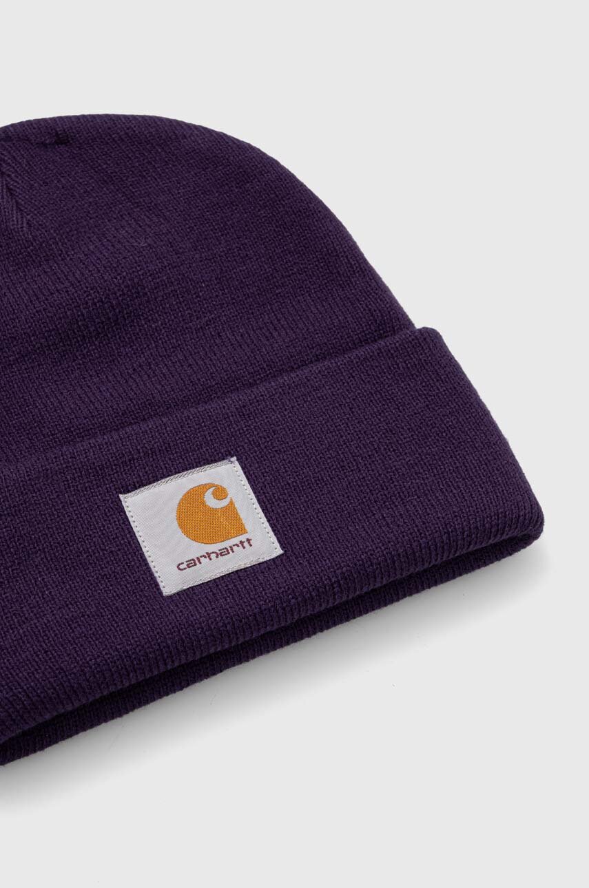 Carhartt WIP beanie violet color buy on PRM