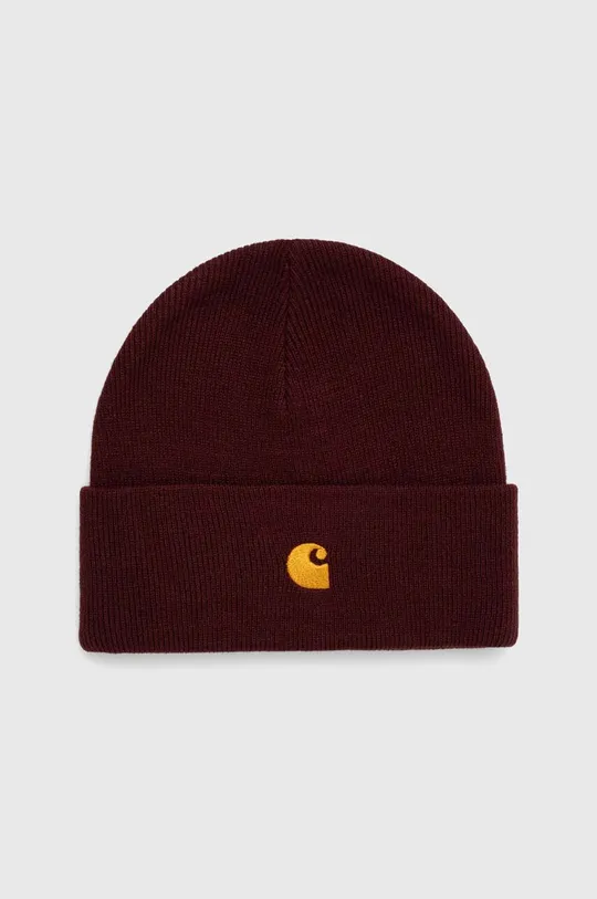 maroon Carhartt WIP beanie Unisex