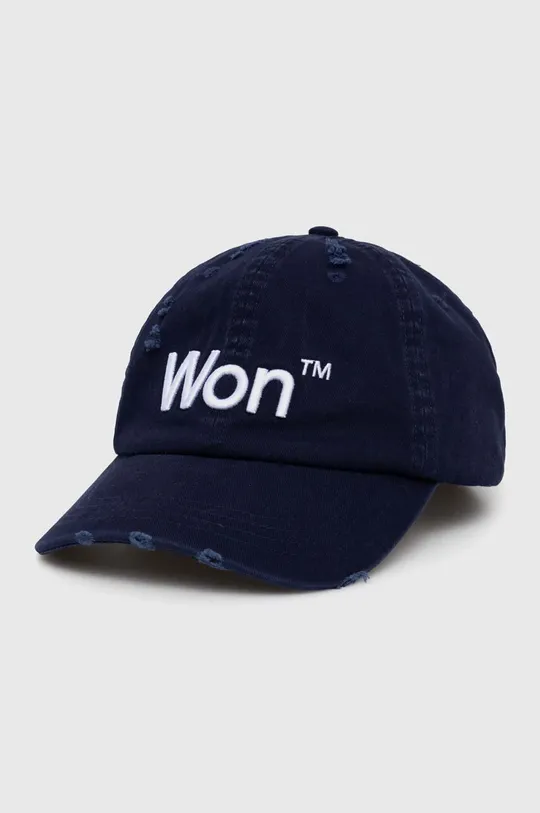 σκούρο μπλε Βαμβακερό καπέλο του μπέιζμπολ Won Hundred Unisex