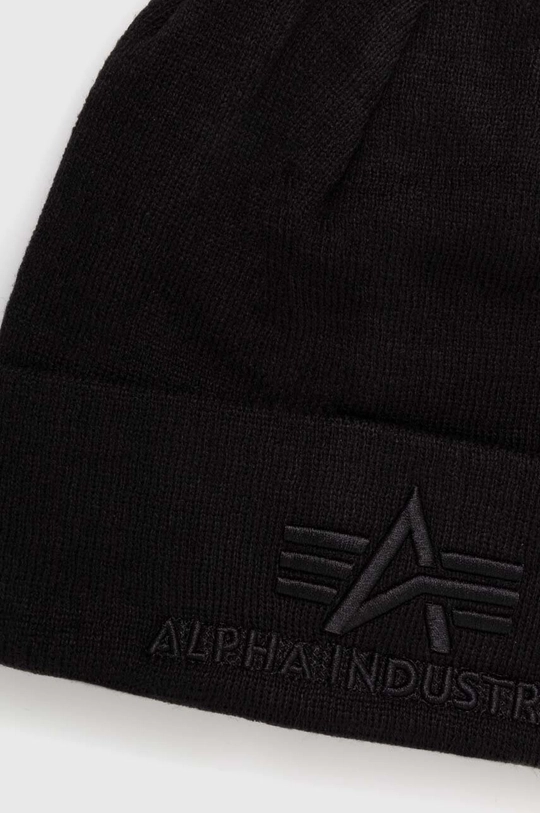 Alpha Industries beanie 3D Beanie black