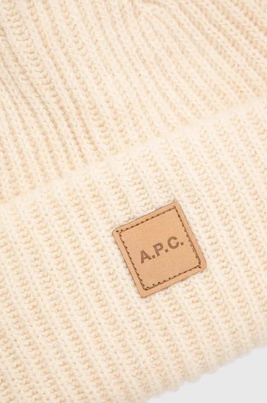 A.P.C. wool beanie beige