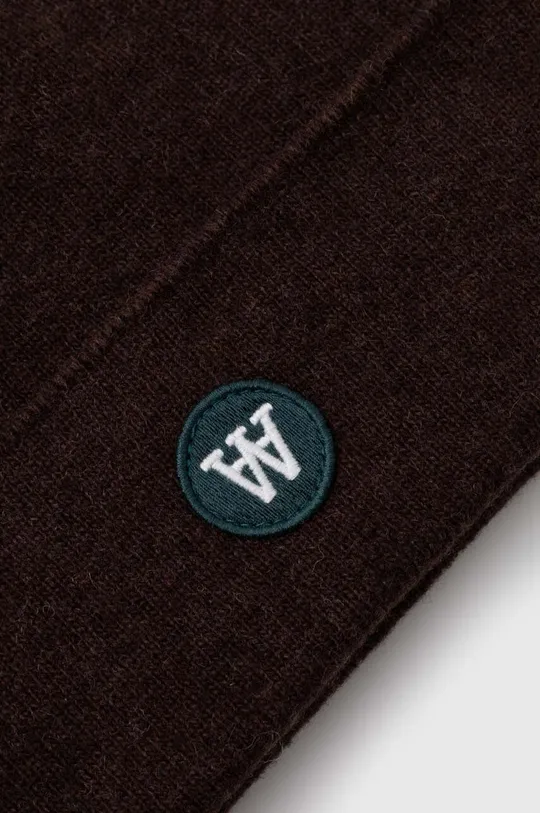 Шерстяная шапка Wood Wood коричневый