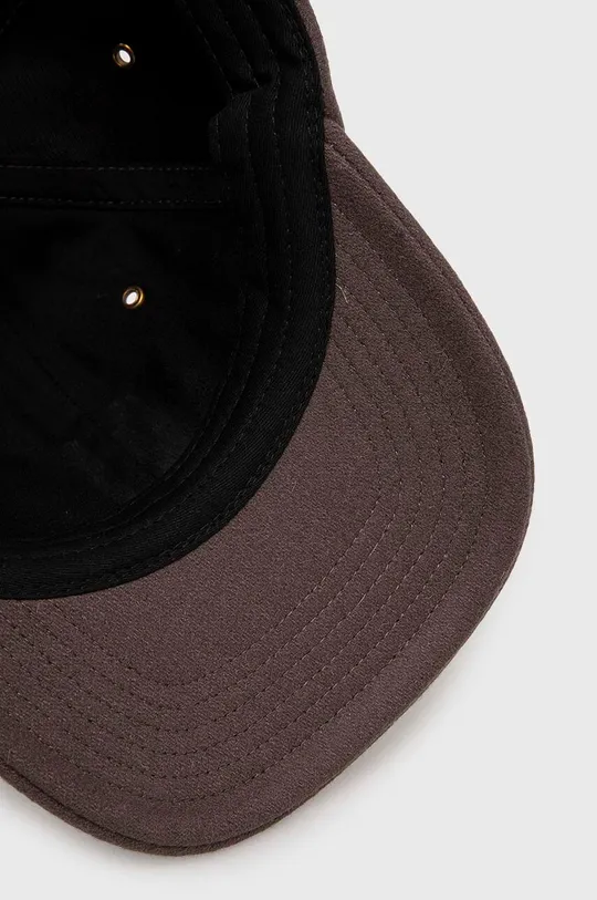 brązowy Norse Projects czapka z daszkiem wełniana Wool Sports Cap