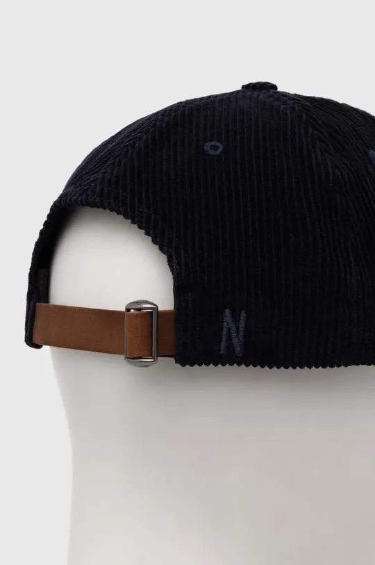 Norse Projects cotton baseball cap Wide Wale Corduroy Sports Cap navy