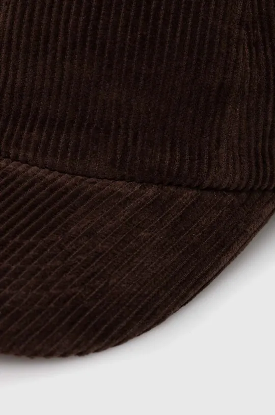 Norse Projects czapka z daszkiem sztruksowa Wide Wale Corduroy Sports Cap brązowy