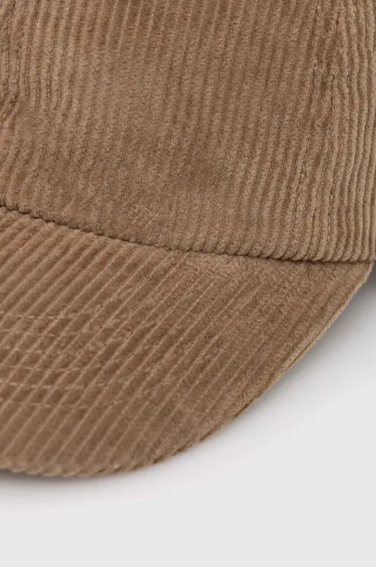 Norse Projects czapka z daszkiem sztruksowa Wide Wale Corduroy Sports Cap beżowy