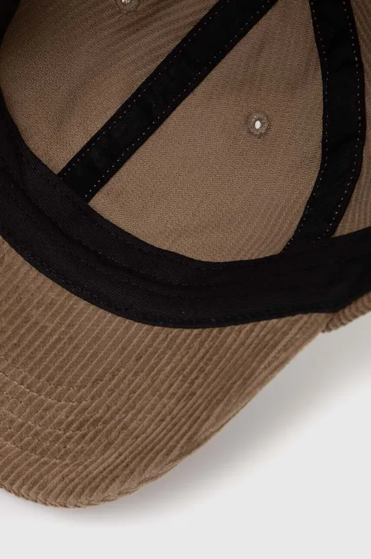 beżowy Norse Projects czapka z daszkiem sztruksowa Wide Wale Corduroy Sports Cap