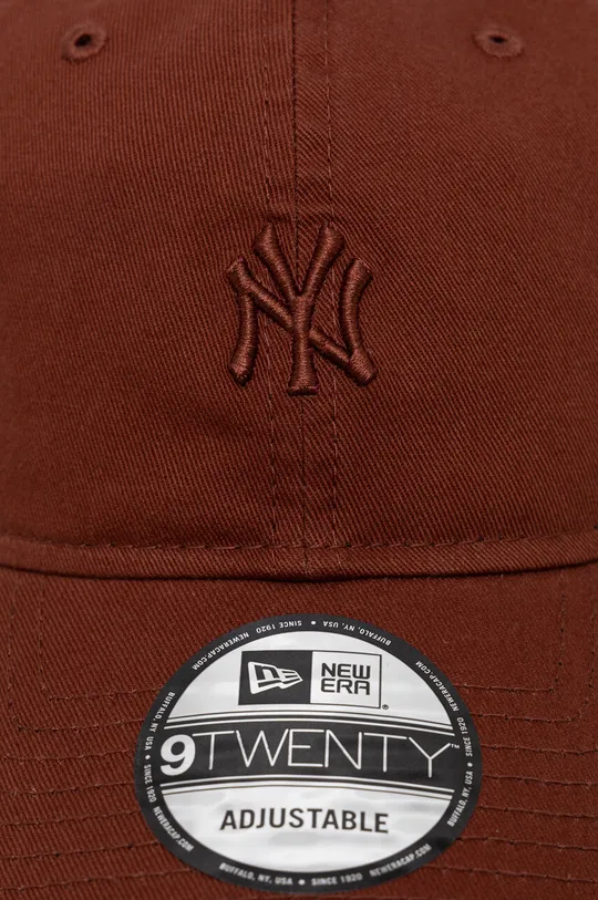 Βαμβακερό καπέλο του μπέιζμπολ New Era καφέ