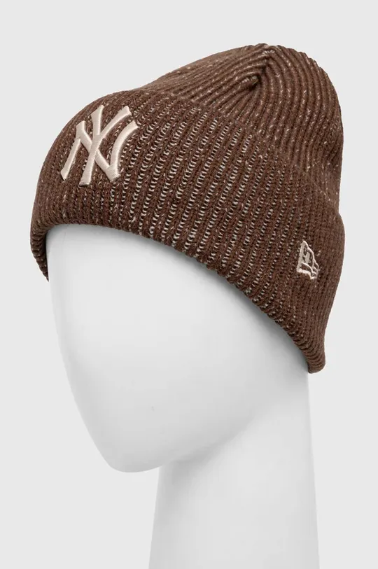 New Era czapka brązowy