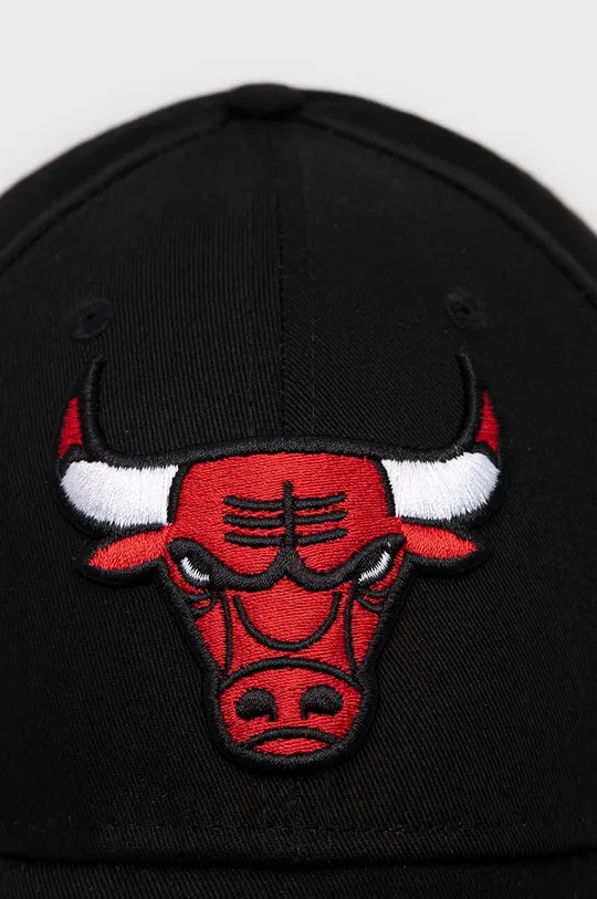 Βαμβακερό καπέλο του μπέιζμπολ New Era Chicago Bulls μαύρο
