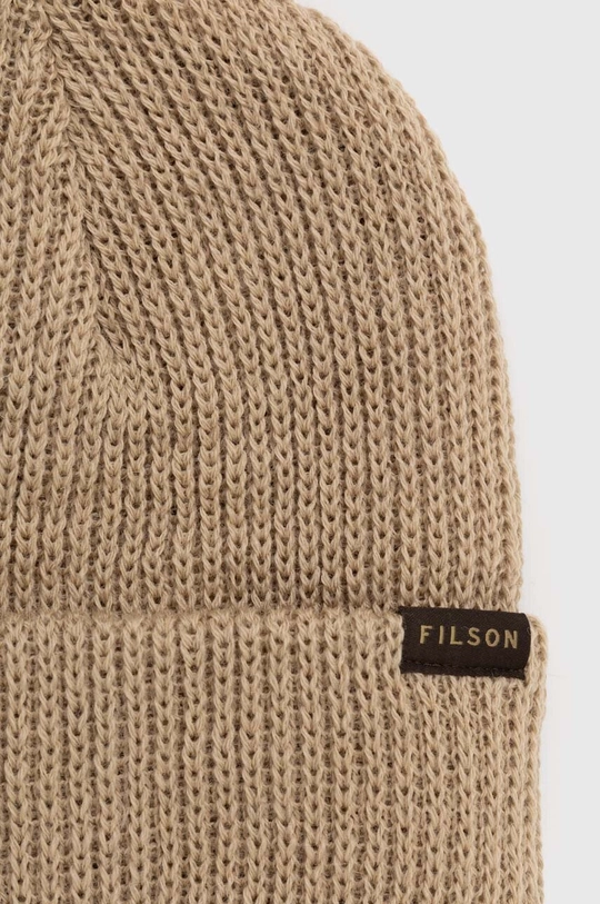 Filson căciulă de lână Watch Cap bej