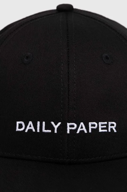 Daily Paper șapcă de baseball din bumbac Ecap 3 negru