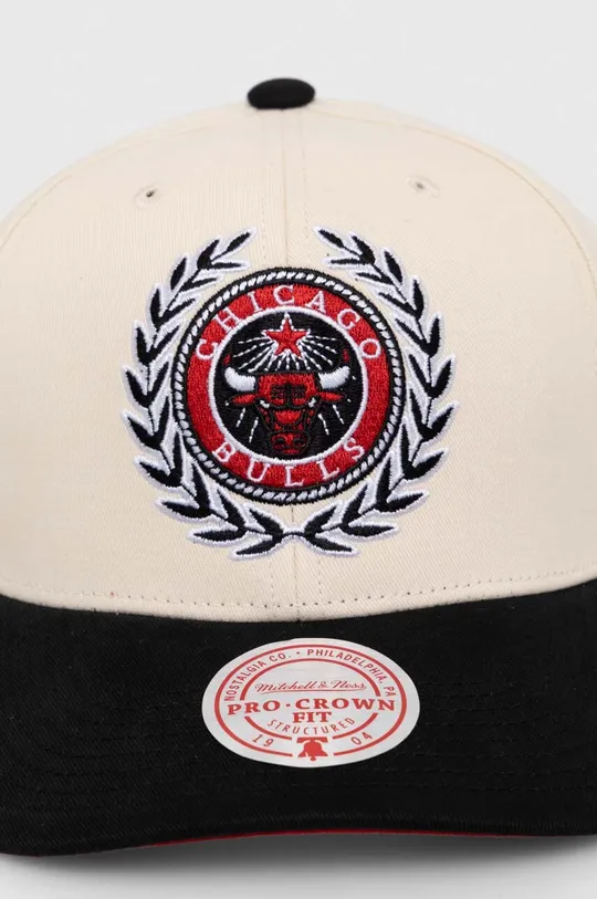 Βαμβακερό καπέλο του μπέιζμπολ Mitchell&Ness Chicago Bulls λευκό