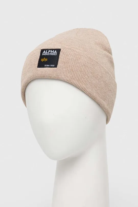 Alpha Industries czapka beżowy