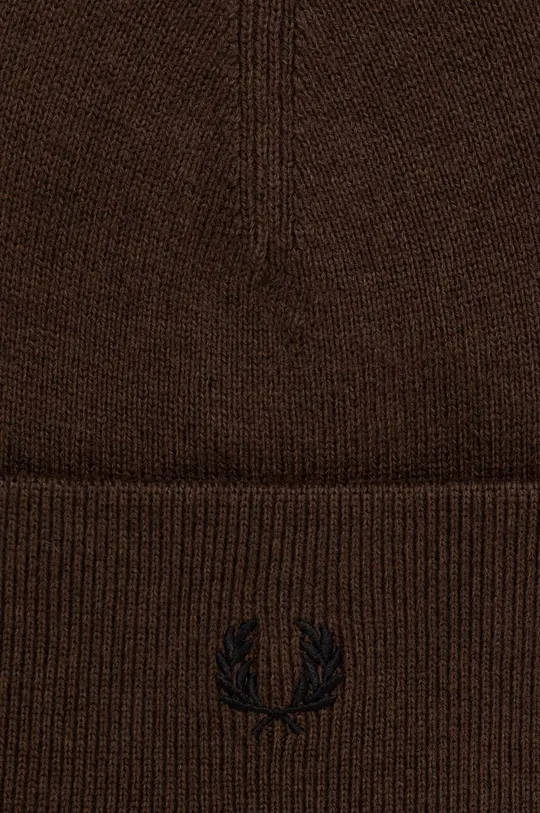 Fred Perry czapka wełniana brązowy