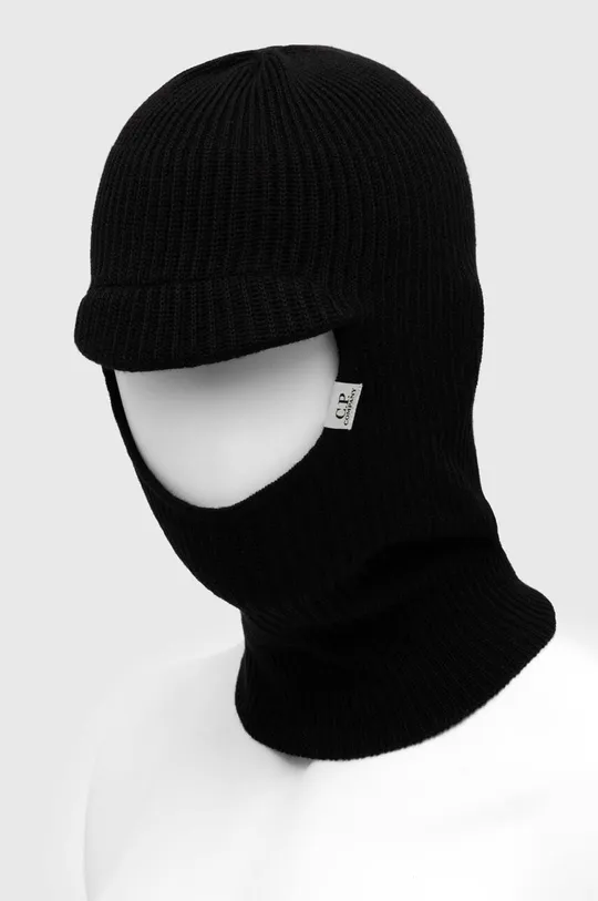 чёрный Шерстяной капор C.P. Company Ski Mask Мужской