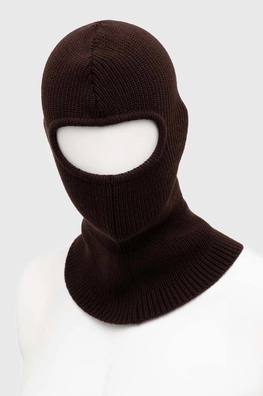 brown Drôle de Monsieur wool balaclava La Cagoule Unisex