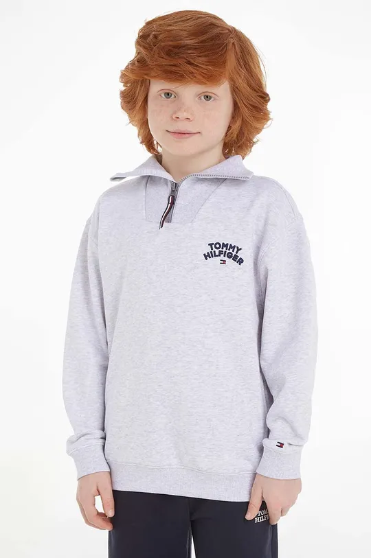 сірий Дитячий спортивний костюм Tommy Hilfiger Для хлопчиків