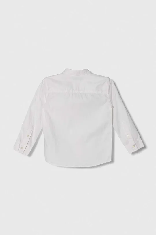 Παιδικό βαμβακερό πουκάμισο Abercrombie & Fitch λευκό