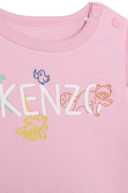 ροζ Σετ μωρού Kenzo Kids