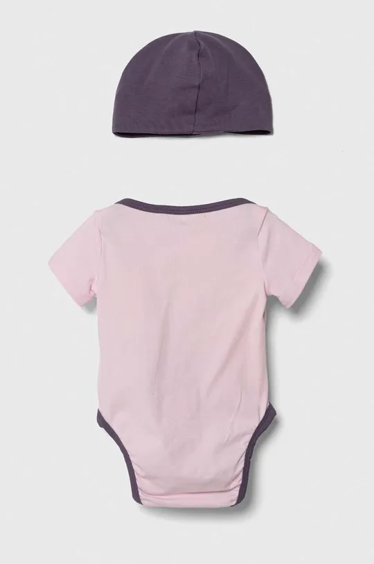 Боді для немовлят adidas фіолетовий