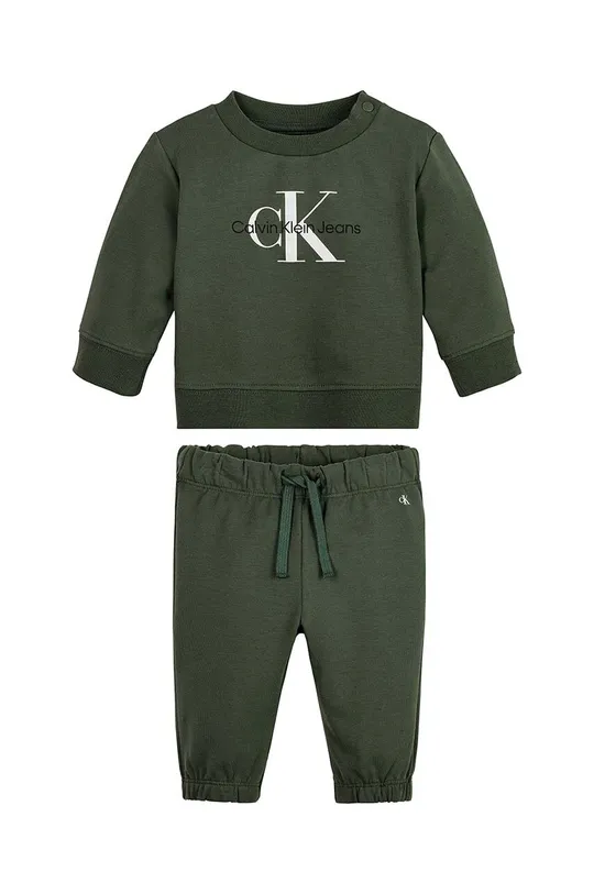 zelena Dječja trenirka Calvin Klein Jeans Dječji