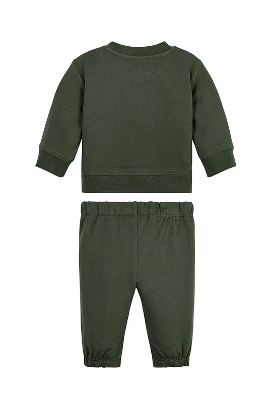 Detská tepláková súprava Calvin Klein Jeans zelená
