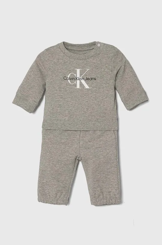 szary Calvin Klein Jeans dres niemowlęcy Dziecięcy